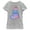 Athletic Heather, variant on Girl's Nintendo Princess Peach Rainbow Fade  Graphic Tee Athletic Heather Medium