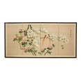 thumbnail image 2 of Love Birds Silk Screen Painting or Room Divider (36 in. H x 72 in. W), 2 of 3