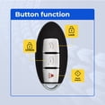 thumbnail image 2 of Eye4Techs Replacement Smart Key Fob for Nissan Pathfinder 2013 FCC KR5S180144014 Part Number 285E3-9PB3A 285E3-3KL4A Pack of 2, 2 of 3