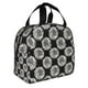 thumbnail image 2 of Easygdp White Sunflowers Bolsa Térmica Premium - Tela Oxford Impermeable, Gran Capacidad, Bolsillo Frontal, Unisex para Trabajo, Escuela, Actividades al Aire Libre y Picnics, 2 of 8