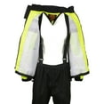 thumbnail image 3 of NexGen SH233113 Men's Black and Neon Green Water Resistant Motorcycle-Outdoors Rain Suit with Reflective Tape 3X-Large, 3 of 9