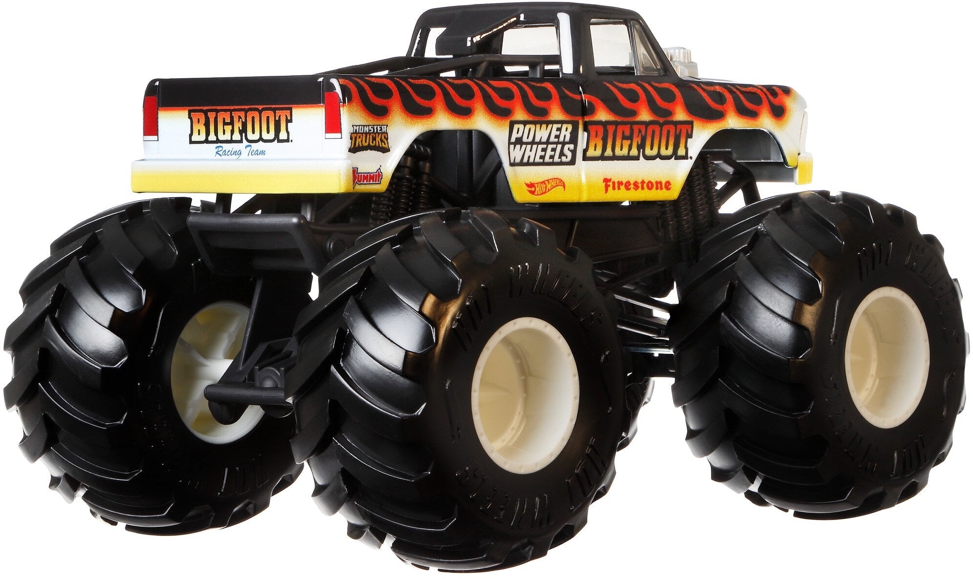  Hot Wheels Monster Trucks Big Foot, 1:24 Scale for Kids Age 3,  4, 5, 6, 7, & 8 Years Old Great Gift Toy Trucks Large Scales : Toys & Games