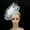 White, variant on IDALL Fascinators Hats Tea Party Hats Women Girl Fascinators Hair Clip Hairpin Hat Feather Cocktail Wedding Tea Party Party Hats Fascinator Headband Black One Size
