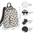 thumbnail image 2 of Yiaed Horse Print Lightweight Backpack Travel Backpacks Hiking Daypack for Women Men, 2 of 5