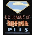 thumbnail image 2 of Junior's DC League of Super-Pets Superman Dot Logo Cutouts  Racerback Tank Top Black X Small, 2 of 5