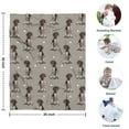 thumbnail image 4 of German Shorthaired Pointer Blanket,Comfortable Soft Flannel Throw Blanket,All Season,Warm Lightweight Blankets for Sofa Bed Couch Living Room Chair,30"x40", 4 of 4