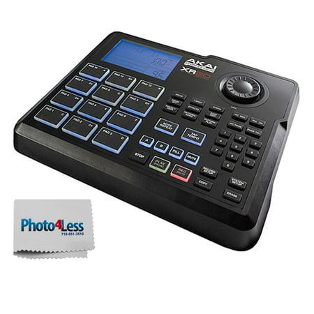 Akai Professional XR20 | Beat Production Station Drum Machine with 12 Trigger Pads, Note Repeat, and 700 Sounds + Bonus Photo4less Cleaning (The Best Drum Machine)