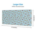 thumbnail image 2 of Rocae Dachshund Dog for Gaming Mouse Pad, Mouse Pad Large, Office Computer Keyboard Mousepad, Keyboard and Mouse Pad with Stitched Edges,31.5 x 11.8 in, 2 of 5