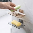 thumbnail image 2 of Daxin Soap Box drain bathroom shelf storage holder box wall-mounted storage rack soap dish kitchen rack pendant, 2 of 5