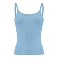 thumbnail image 2 of Strap Camisole Tank Tops for Women Basic Slim-Fit Cami Undershirts, 2 of 5