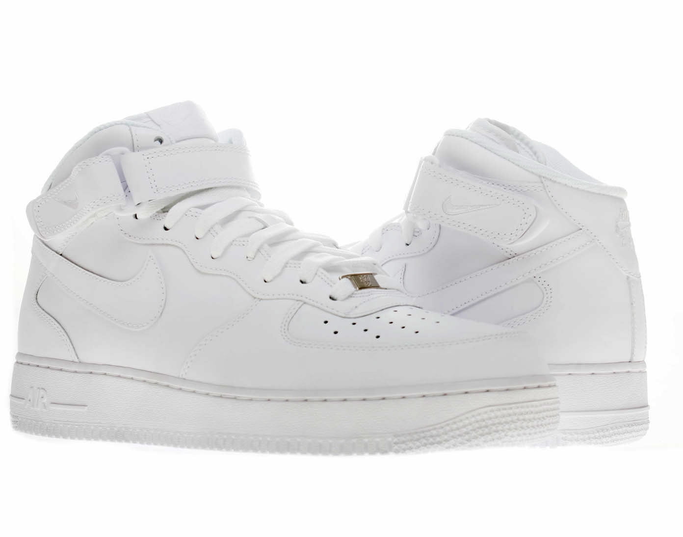 Melodieus bekennen alias Nike Mens Air Force 1 Mid 07 White/White Basketball Shoes (12 D(M) US) -  Walmart.com