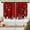 Christmas 3, variant on Christmas Kitchen Curtains Red Window Short Tier Curtains Over Sink Set of 2, Winter Snow Snowman Xmas Tree Kitchen Decor 26" x 36"