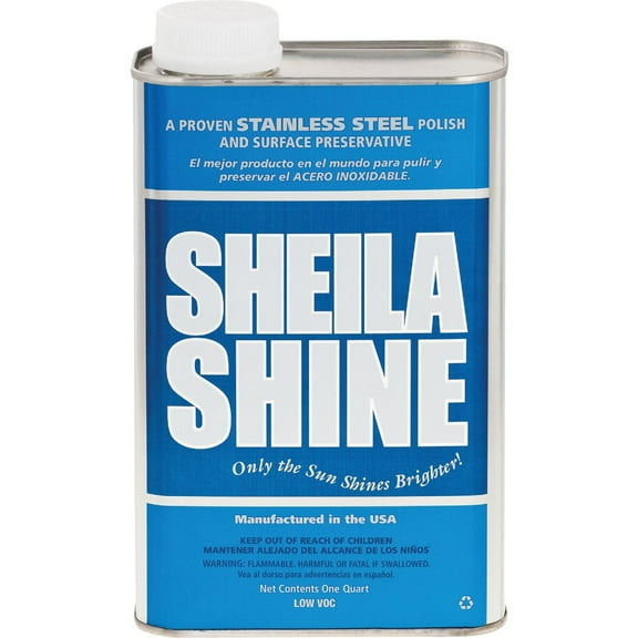 Sheila Shine Low VOC Stainless Steel Cleaner, Polish & Surface Preservative, Each