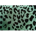 thumbnail image 4 of oneOone Cotton Silk Aquamarine Fabric Leopard Animal Skin Dress Material Fabric Print Fabric By The Yard 42 Inch Wide, 4 of 4