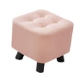 thumbnail image 4 of DOLITY Small Footstool Seating Chair Shoe Changing Stool for Couch Entryway Doorway Pink, 4 of 9