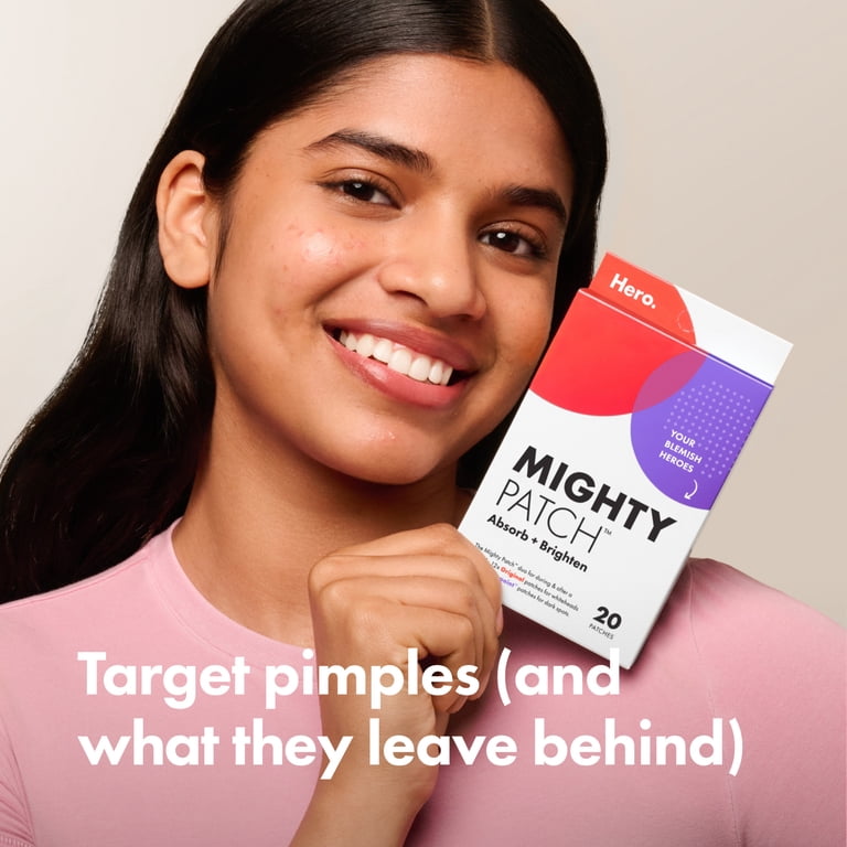 Hero Cosmetics Mighty Patch Absorb and Brighten - Original and Hero Cosmetics Mighty Patch Absorb and Brighten - Original and