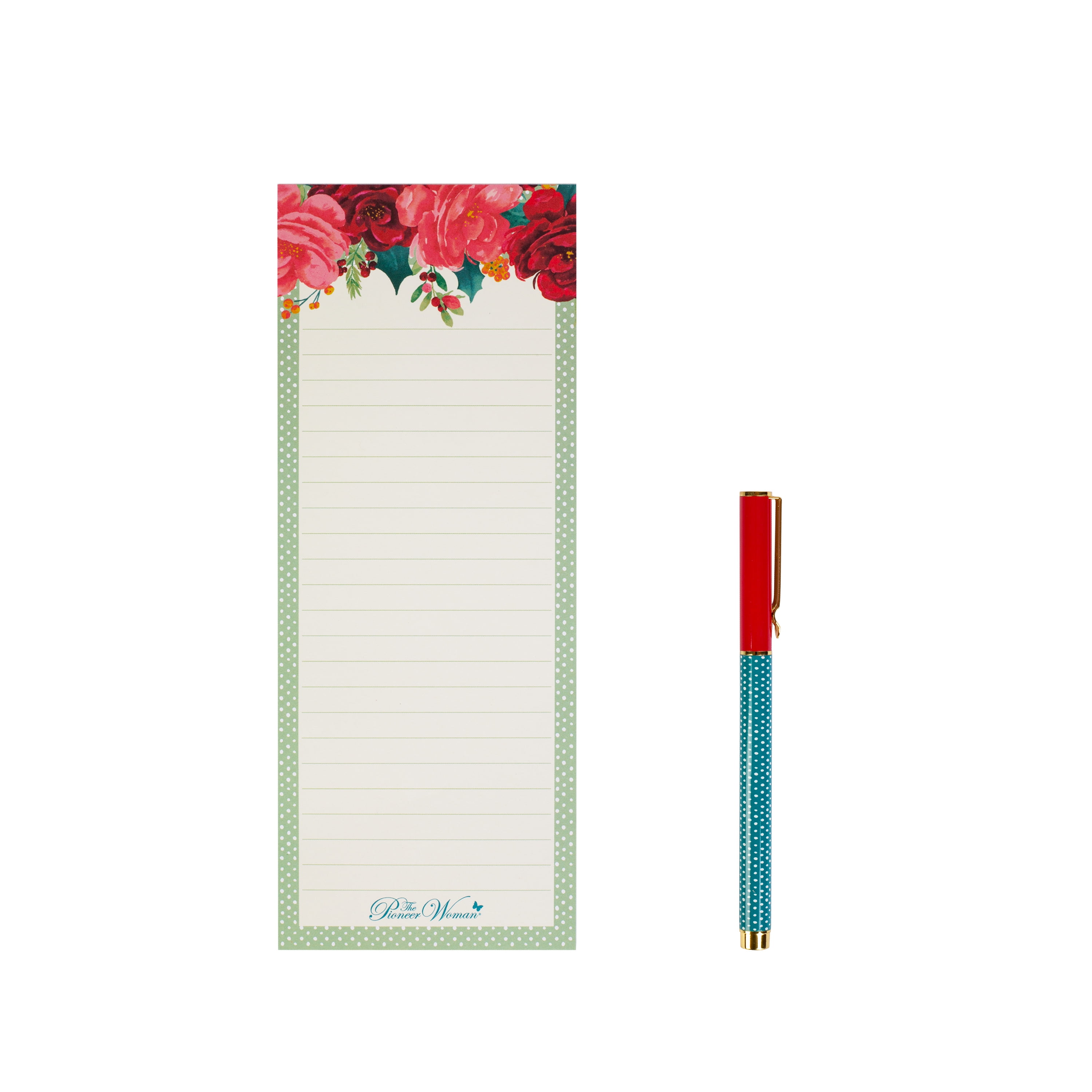 5x7 Stationery Gifts Journal and Pom Pen Set Floral