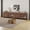 Brown, variant on 4 In 1 Modern Dresser with Glass Doors and 2 Drawers, Adjustable Shelf and Metal Base, Multifunctional Storage Chest, Closet Organizer Cabinet for Bedroom,Brown