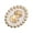 White, variant on Victorian Cameo Pin With Sparkling Pearls Women Elegant Fashion Statement Brooch