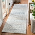 thumbnail image 2 of SAFAVIEH Martha Stewart Trina Distressed Geometric Area Rug, Cream/Grey, 5'3" x 7'6", 2 of 7