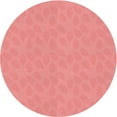 thumbnail image 1 of Ahgly Company Indoor Round Patterned Light Coral Pink Area Rugs, 6' Round, 1 of 6