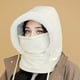thumbnail image 3 of Gorro cálido con forro grueso y mascarilla para hombre y mujer, 3 of 3