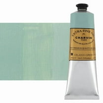 Charvin Extra Fine Professional Celadon Green Artist Oil Paint 150ml - Triple-Milled for Smoothness, Rich Creamy Texture, Poppy Oil-Based, Light-Fast, Handmade Oil Color Paints for Professionals