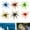 2.36'', variant on 6Pcs Sea Urchin Bait,6 Colors Realistic Fuzzy Dice Fishing Lure,Floating TPR Swimbait with Reflective Stars,for Bass Fishing,Drop Shot,Wacky Rig/Neko Rig & Finesse,Slow Sinking
