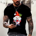 thumbnail image 3 of Camisas navideñas con estampado 3d de vacaciones para hombre, camisetas con cuello redondo, ropa de manga corta de verano para hombre, camisetas informales de gran tamaño para hombre, Top 2023, 3 of 3