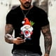 thumbnail image 3 of Camisas navideñas con estampado 3d de vacaciones para hombre, camisetas con cuello redondo, ropa de manga corta de verano para hombre, camisetas informales de gran tamaño para hombre, Top 2023, 3 of 4