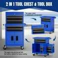 thumbnail image 5 of WORKPRO 20 inch 5-Drawer Rolling Tool Chest, Sliding Metal Drawer Rolling Tool Storage Cabinet, Removable Toolbox Organizer for Workshop, Garage, 5 of 7