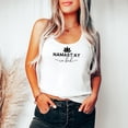 thumbnail image 3 of Namast'ay in Bed Tank Top for Women and Teens Funny Yoga and Meditation Tee Lotus Flower Shirt White Tank Top XX-Large, 3 of 6