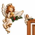 thumbnail image 4 of Angel Door Corner Hanging Decoration Christmas Resin Figurine for Door Frame Wall Display, 4 of 6