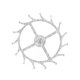 thumbnail image 3 of Rueda de escape de reloj, pieza de movimiento de reloj, pieza de repuesto de reloj de escape, rueda de escape, rendimiento confiable, 3 of 9