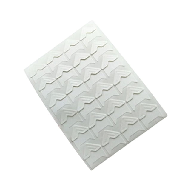 Kearding Pegatinas de esquina de montaje de 24 uds, pegatina de foto autoadhesiva, protección impermeable, decoración, libros de memoria, Type2 NO2