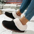 thumbnail image 3 of SKIUHS Women's Fuzzy Memory Foam Slippers Fluffy Winter House Shoes Indoor and Outdoor, 3 of 4