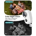 thumbnail image 5 of ZUMIMALL Magnetic No-Drill Mount, 2K Wireless Outdoor Security Camera, Battery Powered, 2.4GHz WiFi Home Surveillance, 5 of 9