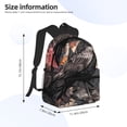 thumbnail image 2 of Balery Moonlit Crow Blossoms Mochila para Mujeres y Hombres, Mochila Ligera Casual para Viajes, Mochila Clásica Básica para la Universidad, 2 of 6