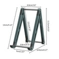 thumbnail image 2 of Phone Bracket Cradle Dock Portable Tablet Holder Triangular Support Desktop Cellphone Metal Mount, 2 of 7