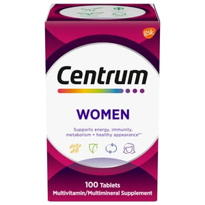 Centrum Women Multivitamin with Iron, 100 Count
