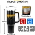 thumbnail image 4 of Pittsburgh 40 OZ Tumbler Cup Gifts for Men Women Insulated Stainless Steel Coffee Travel Mug with Lid and Straw, 4 of 6