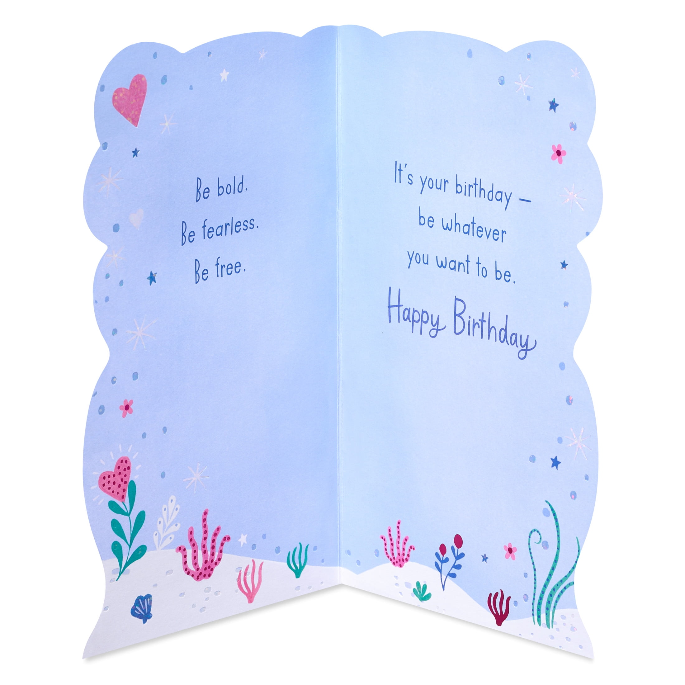 American Greetings Birthday Card for Girl (Mermaid Wishes)