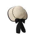 thumbnail image 5 of Womens Sun Hats Bohemian Festival Wide Brim Sun Hat with Adjustable Tie, 5 of 5