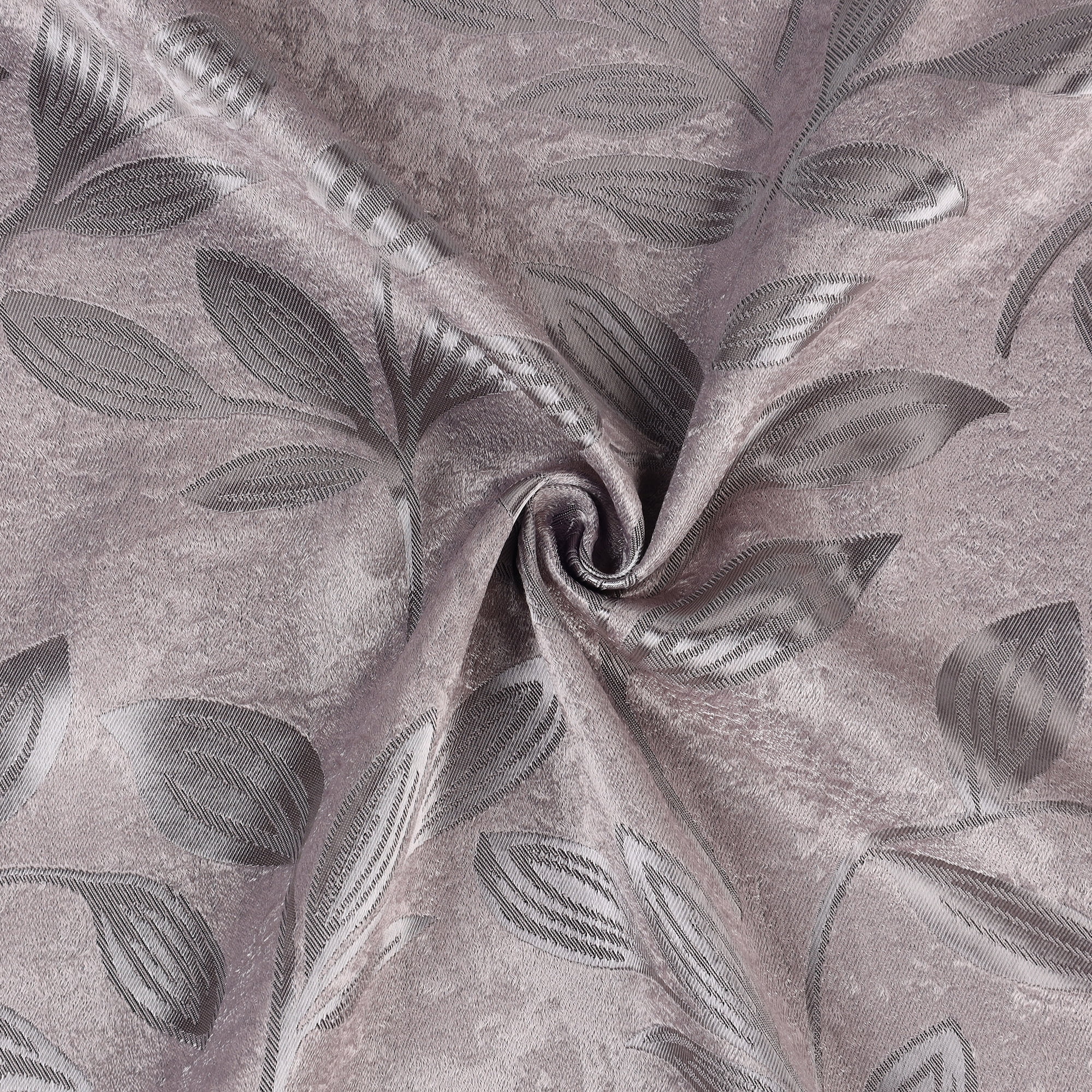 Superior Blackout Leaves Curtains Set of 2, Light Filtering Grommet Curtain Panel Set, Cappuccino-Brown, 46"W x 63"L
