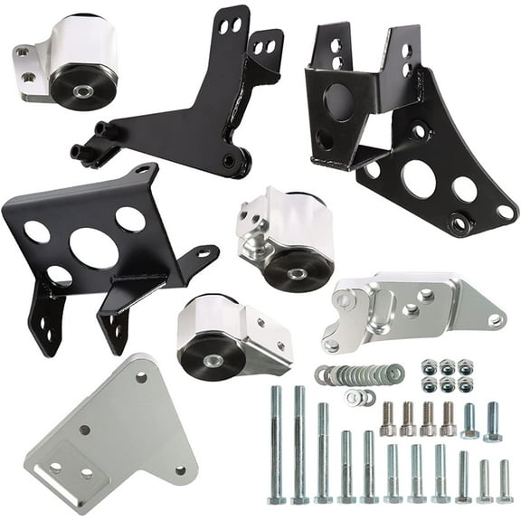 munirater Engine Swap Mount Bracket Replacement for Honda 96-00 Civic K Series K20 K24 EK Chassis