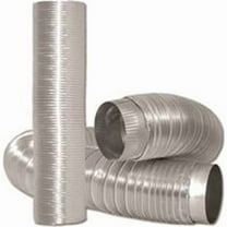 Semi-Rigid Duct, 4 in. OD x 6 ft., Aluminum