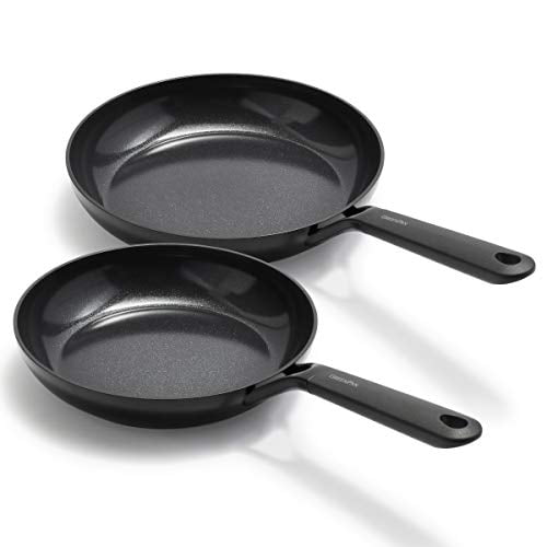 Non Stick 28 cm Black Induction & Oven Safe Cookware Toxin Free Ceramic Frying Pan GreenPan Pancake Pan