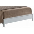 thumbnail image 3 of Queen Size metal platform bed frame with bright white finish for master bedroom, 3 of 6