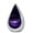 Purple-1, variant on Sunset Urn for Daughter and Son - 10 Inch Purple Teardrop Memorial Urn - Large Human Cremation Ash Holder - Funeral Adult Ashes Container for Men & Women