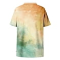 thumbnail image 6 of HOMBOM Womens Shirts Tee Shirts Summer Funny Tie Dye Comfy Graphic Plus Size Blouse for Ladies V Neck, 6 of 6